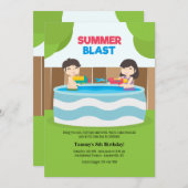サマーブラスト招待状 招待状 (正面/裏面)