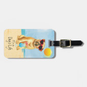 サマーブリュッセルグリフォン ラゲッジタグ (正面横)