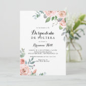サマーブリーズフローラスペインのブライダルシャワー 招待状 (スタンド正面)