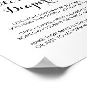 サマーブリーズフローラ深夜おむつサイン ポスター (角)