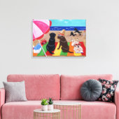 サマーブリーズラブラドール絵画ズ キャンバスプリント (インサイチュ (リビング))