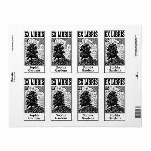 サマーブリーズEx Libris ラベル (フルシート)