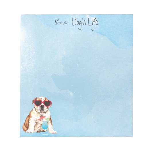 サマーブルドッグ ノートパッド (正面)