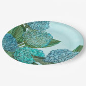 サマーブルーアジサブーケ ペーパープレート (アングル)