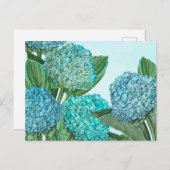 サマーブルーアジサブーケ ポストカード (正面/裏面)