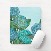 サマーブルーアジサブーケ マウスパッド (マウス)