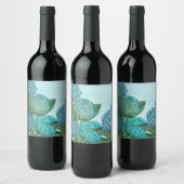 サマーブルーアジサブーケ ワインラベル (ボトル)