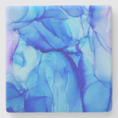 サマーブルーウォーター ストーンコースター (正面)