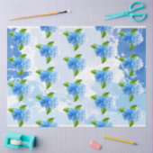 サマーブルーデザインシリーズ10 薄葉紙 (クラフト)