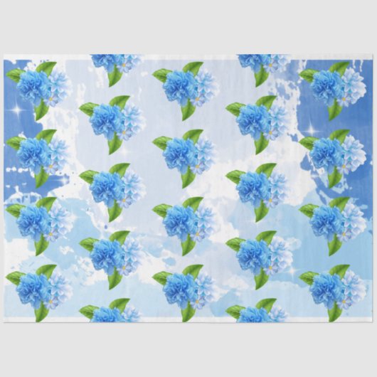 サマーブルーデザインシリーズ10 薄葉紙 (正面)