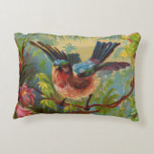 サマーブルーバードアクセント枕 アクセントクッション (裏面)