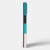 サマーブルービーチヴィーベ水平ストライプ Case-Mate iPhoneケース (裏面 / 右)