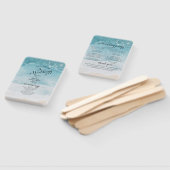 サマーブルービーチ結婚式 ハンドファン (組立なし)