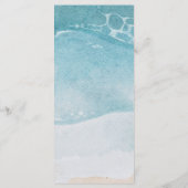 サマーブルービーチ結婚式 メニュー (裏面)