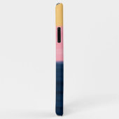 サマーブルーピンクイエローストロークストライプス絵を描ズ Case-Mate iPhoneケース (裏面/右)