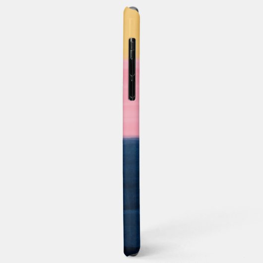 サマーブルーピンクイエローストロークストライプス絵を描ズ Case-Mate iPhoneケース (裏面/左)