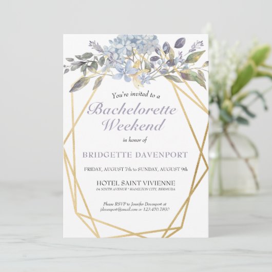 サマーブルーフローラバチェロレッテ週末の日程 招待状 (スタンド正面)