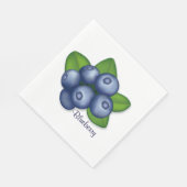 サマーブルーベリーパーティー スタンダードランチョンナプキン (角)