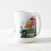 サマーブーケマグ コーヒーマグカップ (正面右)