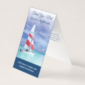 サマーブースト – 折り畳み割引カード (正面)