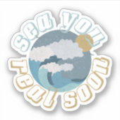 サマープン：海実在近く シール (正面)