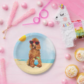 サマープードル ペーパープレート (パーティー)