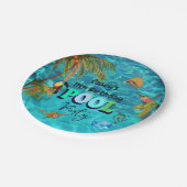 サマープールおもしろいパーティー |誕生日 ペーパープレート (アングル)