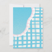 サマープールとBBQパーティー 招待状 (裏面)