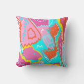サマープールサイドビベス抽象芸術プリント クッション (正面)