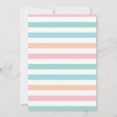 サマープールバースデーパーティーバックヤードクックアウト 招待状 (裏面)