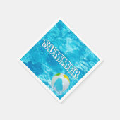 サマープールパーティーおもしろいナプキンス スタンダードカクテルナプキン (角)