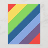 サマープールパーティーレインボーユニコーン任意の年齢誕生日 (裏面)