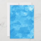 サマープールパーティー誕生日招待状招待状 招待状 (裏面)