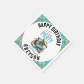 サマープールパーティー2nd birthday スタンダードカクテルナプキン (角)