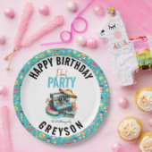 サマープールパーティー2nd birthday ペーパープレート (パーティー)