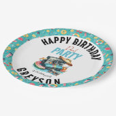 サマープールパーティー2nd birthday ペーパープレート (アングル)