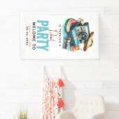 サマープールパーティー2nd birthday 横断幕 (インサイチュ)