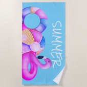 サマープールパーティー ビーチタオル (正面)