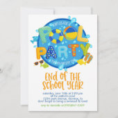 サマープールパーティー、年度末パーティー 招待状 (正面)