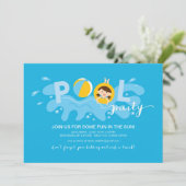 サマープールパーティー 招待状 (スタンド正面)