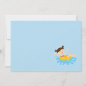 サマープールパーティー 招待状 (裏面)