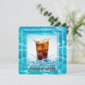 サマープールパーティー 招待状 (スタンド正面)