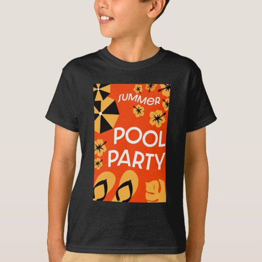 サマープールパーティーTシャツ Tシャツ (正面)