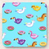 サマープール浮動パターン コースター (正面)