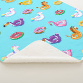 サマープール浮動パターン シェルパブランケット (3/4)