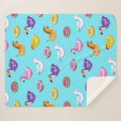 サマープール浮動パターン シェルパブランケット (正面(横))