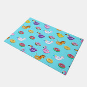 サマープール浮動パターン ドアマット (アングル)