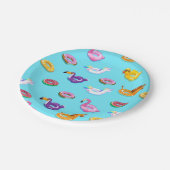 サマープール浮動パターン ペーパープレート (アングル)