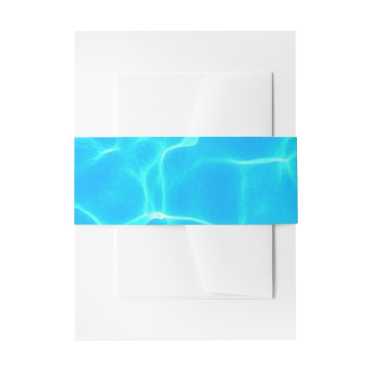 サマープール誕生日パーティー 招待状ベリーバンド (正面例)