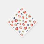 サマーベリースイートウォーターカラーベビーシャワー スタンダードカクテルナプキン (角)